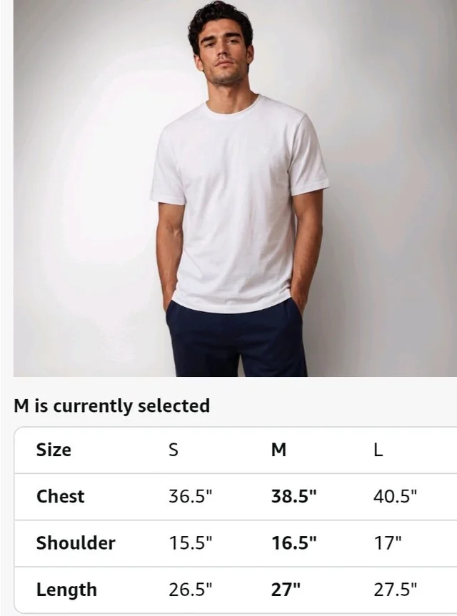 Van Heusen Men’s Crew Neck T-Shirt – Soft & Breathable Cotton | Regular Fit | Comfortable Everyday Casual Wear | Short Sleeves | Summer Favorite |Solid Colors | Style 60052|Available in Pack of 1 & 2 - S