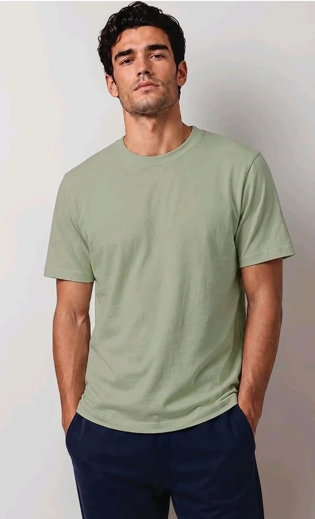 Van Heusen Men’s Crew Neck T-Shirt – Soft & Breathable Cotton | Regular Fit | Comfortable Everyday Casual Wear | Short Sleeves | Summer Favorite |Solid Colors | Style 60052|Available in Pack of 1 & 2 - 3XL