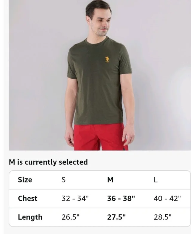 U.S. Polo ASSN. Men T-Shirt
- 3XL