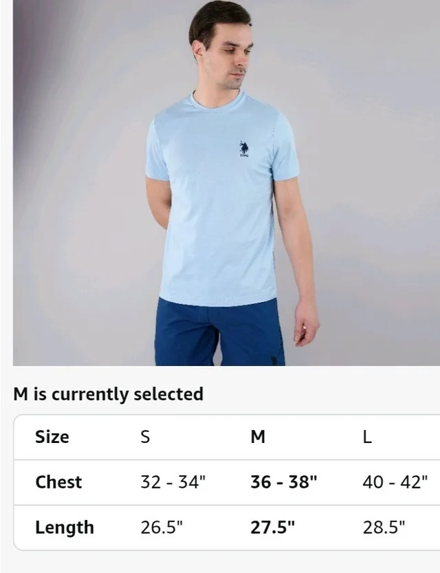 U.S. Polo ASSN. Men T-Shirt
- 3XL