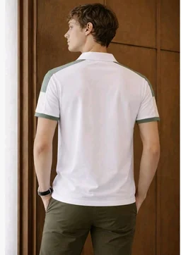 Louis Philippe Men's Slim Fit Premium High-End Pique in Superior Cotton Cut & Sew Design Color Block Shoulder Half Sleeve Polo Tshirt
700+ bought in past month - 2XL