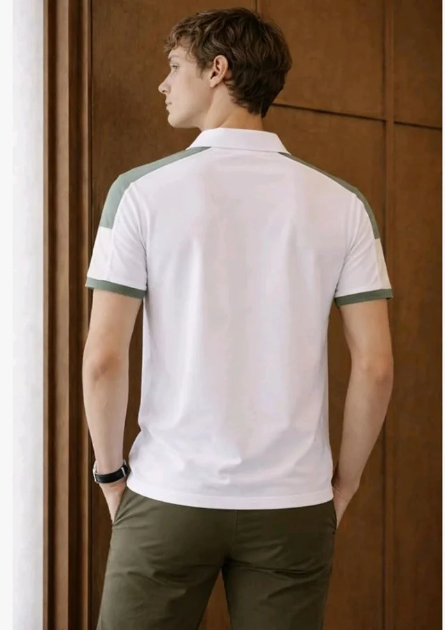 Louis Philippe Men's Slim Fit Premium High-End Pique in Superior Cotton Cut & Sew Design Color Block Shoulder Half Sleeve Polo Tshirt
700+ bought in past month - 2XL