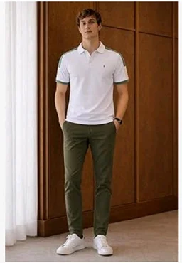 Louis Philippe Men's Slim Fit Premium High-End Pique in Superior Cotton Cut & Sew Design Color Block Shoulder Half Sleeve Polo Tshirt
700+ bought in past month - 2XL