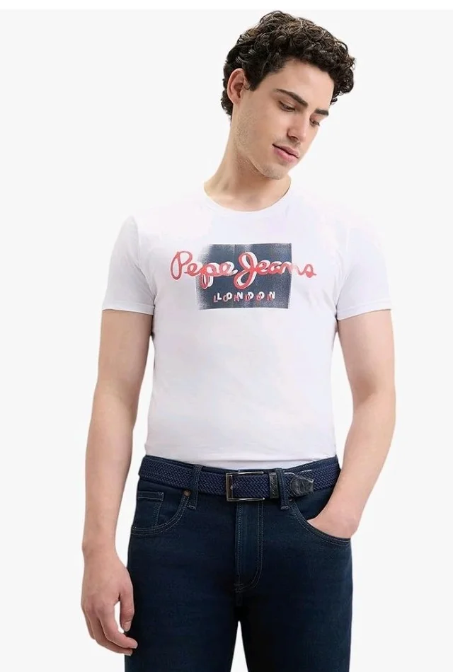 Pepe Jeans Men T-Shirt|Cotton|Slim Fit
- 2XL