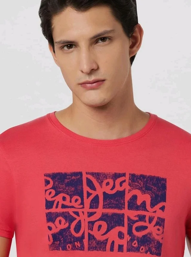 Pepe Jeans Men T-Shirt|Cotton|Slim Fit
- 2XL