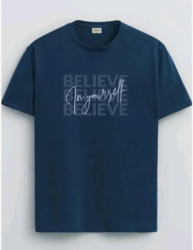 ADRO Tshirt for Men | Printed T Shirt for Men | 100% Cotton Regular Fit T-Shirt |Printed T Shirt
- S