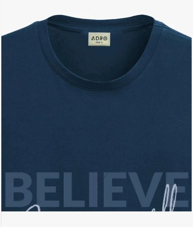 ADRO Tshirt for Men | Printed T Shirt for Men | 100% Cotton Regular Fit T-Shirt |Printed T Shirt
- S