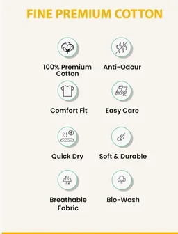 Veirdo® Pure Cotton Regular Fit Solid Core Plus Size Plus Size Full Sleeve T-Shirt for Men (Sizes: 2XL to 5XL)
- M