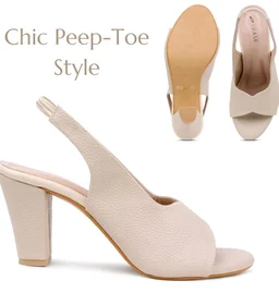 TRASE Ankle Strap Pointed Toe Block Heel Pumps Sandals For Women| Fashionable Sandals, Office, Party and Formal Occasions | Light weight, Soft Footbed, Comfortable & Stylish - (47067) - 10