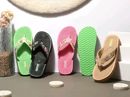 DOCTOR HEALTH SUPER SOFT Women Flip Flops Slippers | Embroidered Comfortable Toe-Ring Sandals for Women | Lightweight Soft Cushioned Everyday Wear Casual Chappals - 7