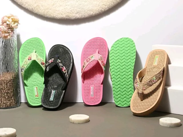DOCTOR HEALTH SUPER SOFT Women Flip Flops Slippers | Embroidered Comfortable Toe-Ring Sandals for Women | Lightweight Soft Cushioned Everyday Wear Casual Chappals - 7