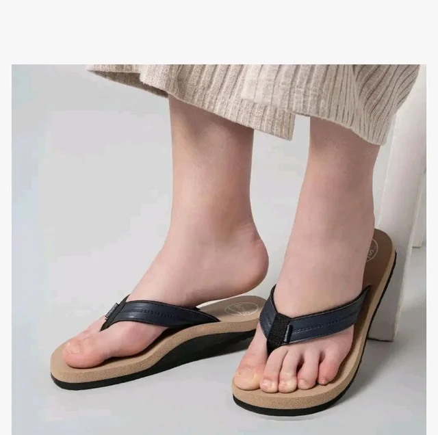 SHAPECRUNCH Women's Arch Support Slippers | Ortho Flipflops with soft MCR footbed - Reduce Pressure on Feet, Joints, and Back - 6