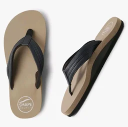 SHAPECRUNCH Women's Arch Support Slippers | Ortho Flipflops with soft MCR footbed - Reduce Pressure on Feet, Joints, and Back - 6