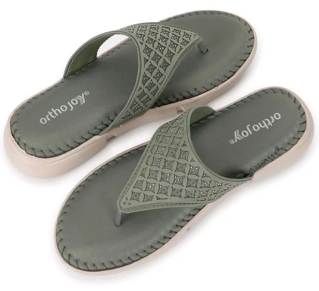 ORTHO JOY doctor Fancy Slipper for women || Orthopedic Women's Fancy Sandal For Women - 7