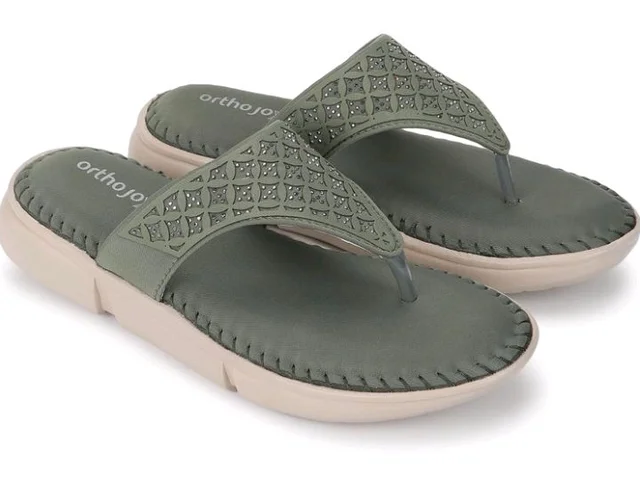 ORTHO JOY doctor Fancy Slipper for women || Orthopedic Women's Fancy Sandal For Women - 7