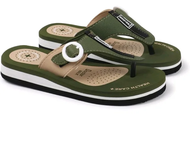 Duosoft Flip Flop for Women | Soft Comfortable | Breathable | Fashionable | Stylish | Trendy | Super soft | Lightweight | Anti-Slip Sole | Indoor & Outdoor |DW-34-Brown - 6