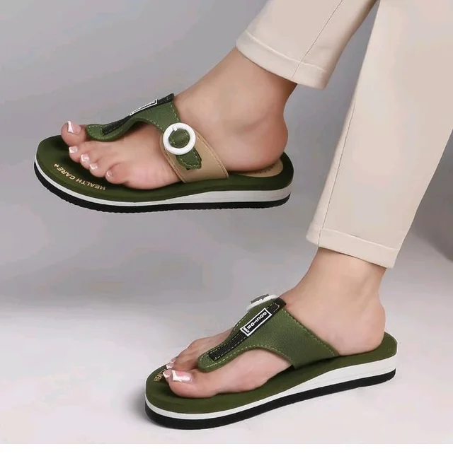 Duosoft Flip Flop for Women | Soft Comfortable | Breathable | Fashionable | Stylish | Trendy | Super soft | Lightweight | Anti-Slip Sole | Indoor & Outdoor |DW-34-Brown - 6