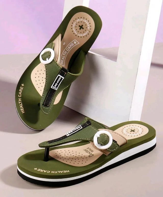 Duosoft Flip Flop for Women | Soft Comfortable | Breathable | Fashionable | Stylish | Trendy | Super soft | Lightweight | Anti-Slip Sole | Indoor & Outdoor |DW-34-Brown - 6