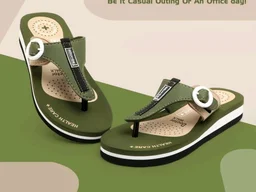 Duosoft Flip Flop for Women | Soft Comfortable | Breathable | Fashionable | Stylish | Trendy | Super soft | Lightweight | Anti-Slip Sole | Indoor & Outdoor |DW-34-Brown - 6