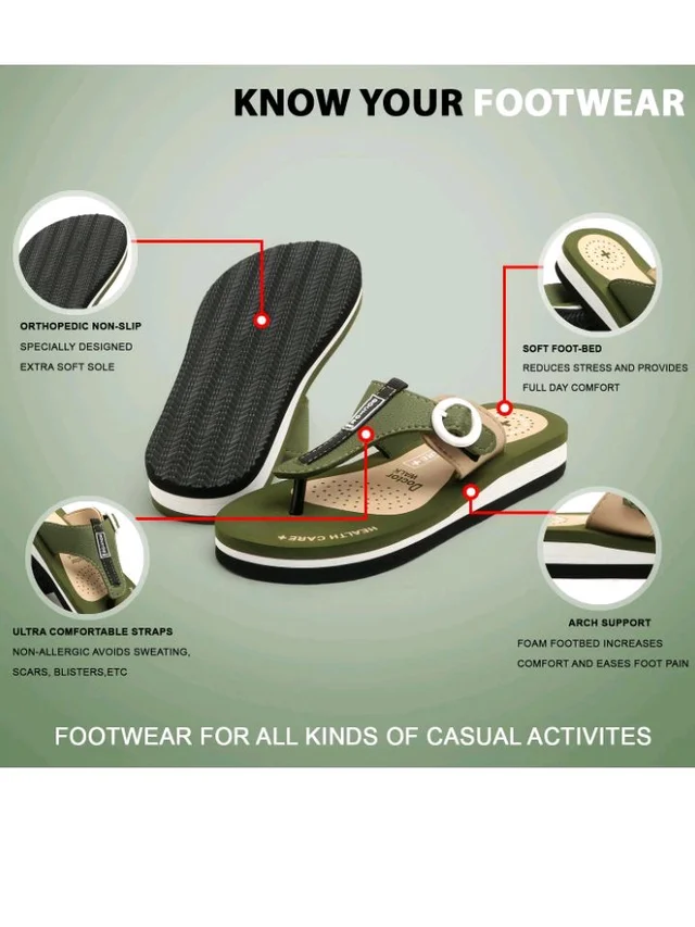 Duosoft Flip Flop for Women | Soft Comfortable | Breathable | Fashionable | Stylish | Trendy | Super soft | Lightweight | Anti-Slip Sole | Indoor & Outdoor |DW-34-Brown - 6