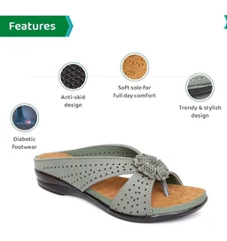 ORTHO JOY Fancy doctor slippers | Soft Sandal for women | Comfortable Footwear for women
- 10