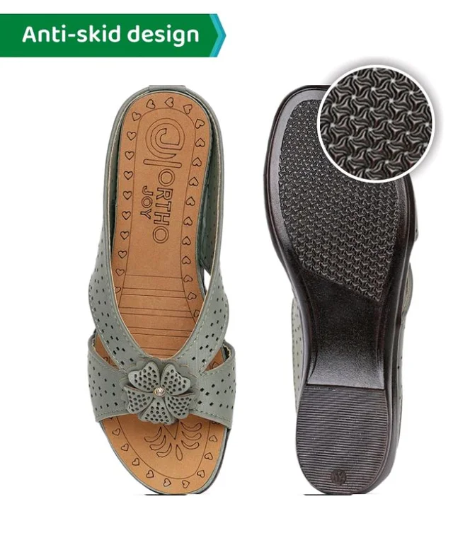 ORTHO JOY Fancy doctor slippers | Soft Sandal for women | Comfortable Footwear for women
- 10