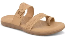 XE Looks Women's Double-Adjustable Straps Slipper | Textured Design | Lightweight & Comfortable Slippers For Girls & Women - 7