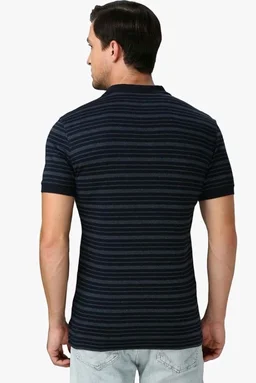Van Heusen Men’s Striped Regular Fit T-Shirt | Comfortable Polo Neck | Soft Breathable Casual Wear | Summer Favorite | Horizontal Smart Stripes| Style 60063
- 2XL
