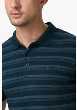 Van Heusen Men’s Striped Regular Fit T-Shirt | Comfortable Polo Neck | Soft Breathable Casual Wear | Summer Favorite | Horizontal Smart Stripes| Style 60063
- 2XL