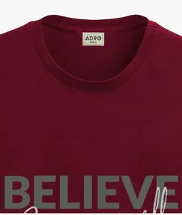 ADRO Tshirt for Men | Printed T Shirt for Men | 100% Cotton Regular Fit T-Shirt |Printed T Shirt
- M
