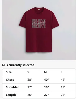 ADRO Tshirt for Men | Printed T Shirt for Men | 100% Cotton Regular Fit T-Shirt |Printed T Shirt
- M