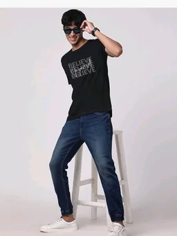 ADRO Tshirt for Men | Printed T Shirt for Men | 100% Cotton Regular Fit T-Shirt |Printed T Shirt
- L