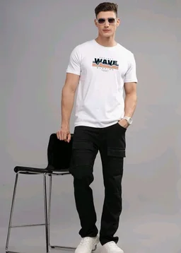 ADRO Mens Printed T Shirt | The Super Soft Tshirt in India| Pure Cotton Lycra Breathable Fabric| 4 Way Stretch Smart tech Fabric| Round Neck T-Shirt (Also in Plus Size) RN25-ST-WAVE-BE
- 3XL