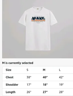 ADRO Mens Printed T Shirt | The Super Soft Tshirt in India| Pure Cotton Lycra Breathable Fabric| 4 Way Stretch Smart tech Fabric| Round Neck T-Shirt (Also in Plus Size) RN25-ST-WAVE-BE
- 3XL