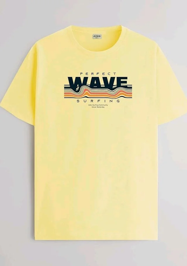 ADRO Mens Printed T Shirt | The Super Soft Tshirt in India| Pure Cotton Lycra Breathable Fabric| 4 Way Stretch Smart tech Fabric| Round Neck T-Shirt (Also in Plus Size) RN25-ST-WAVE-BE
- 2XL
