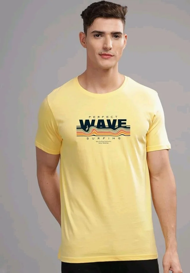 ADRO Mens Printed T Shirt | The Super Soft Tshirt in India| Pure Cotton Lycra Breathable Fabric| 4 Way Stretch Smart tech Fabric| Round Neck T-Shirt (Also in Plus Size) RN25-ST-WAVE-BE
- 2XL