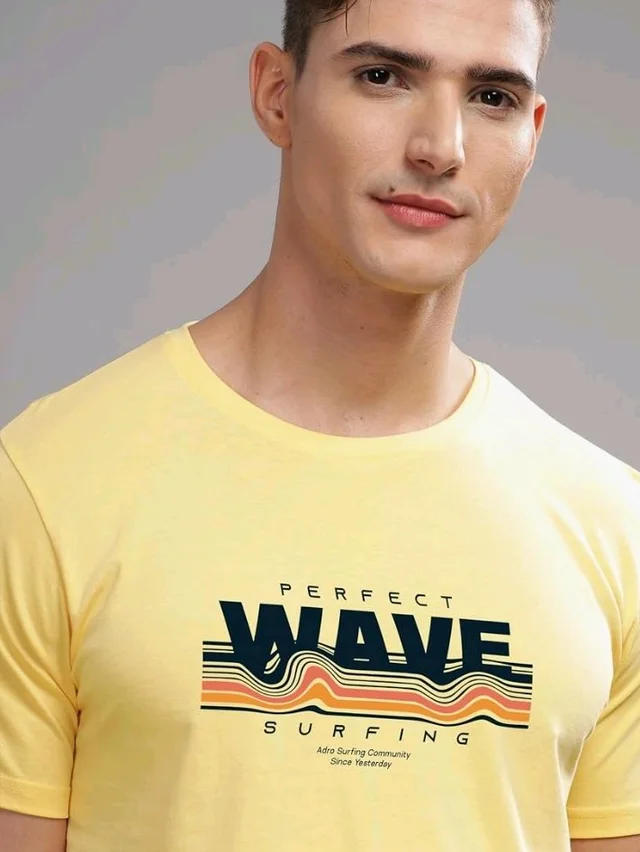 ADRO Mens Printed T Shirt | The Super Soft Tshirt in India| Pure Cotton Lycra Breathable Fabric| 4 Way Stretch Smart tech Fabric| Round Neck T-Shirt (Also in Plus Size) RN25-ST-WAVE-BE
- 2XL