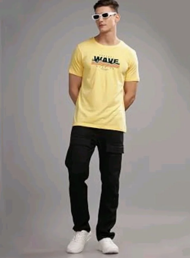 ADRO Mens Printed T Shirt | The Super Soft Tshirt in India| Pure Cotton Lycra Breathable Fabric| 4 Way Stretch Smart tech Fabric| Round Neck T-Shirt (Also in Plus Size) RN25-ST-WAVE-BE
- 2XL