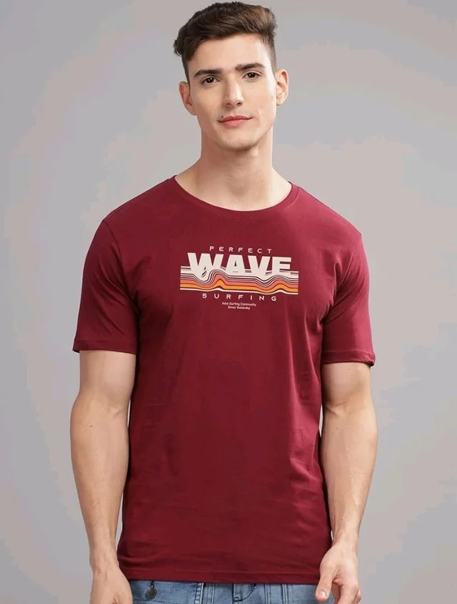 ADRO Mens Printed T Shirt | The Super Soft Tshirt in India| Pure Cotton Lycra Breathable Fabric| 4 Way Stretch Smart tech Fabric| Round Neck T-Shirt (Also in Plus Size) RN25-ST-WAVE-BE
- 4XL
