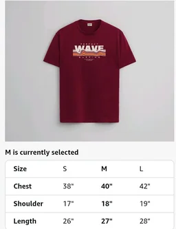 ADRO Mens Printed T Shirt | The Super Soft Tshirt in India| Pure Cotton Lycra Breathable Fabric| 4 Way Stretch Smart tech Fabric| Round Neck T-Shirt (Also in Plus Size) RN25-ST-WAVE-BE
- 4XL