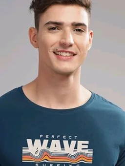 ADRO Mens Printed T Shirt | The Super Soft Tshirt in India| Pure Cotton Lycra Breathable Fabric| 4 Way Stretch Smart tech Fabric| Round Neck T-Shirt (Also in Plus Size) RN25-ST-WAVE-BE
- 2XL