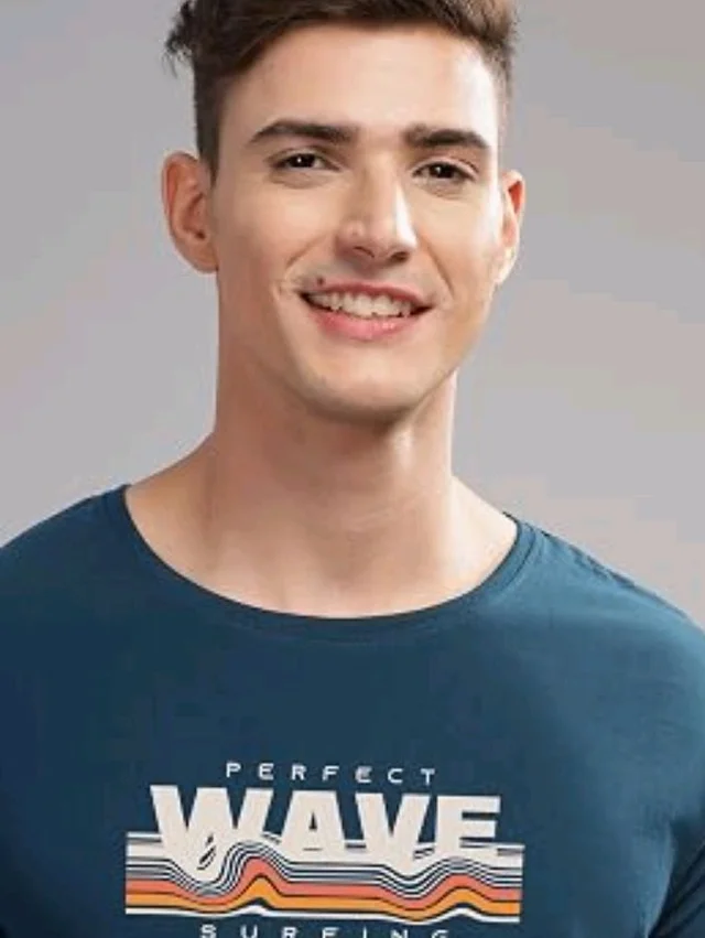 ADRO Mens Printed T Shirt | The Super Soft Tshirt in India| Pure Cotton Lycra Breathable Fabric| 4 Way Stretch Smart tech Fabric| Round Neck T-Shirt (Also in Plus Size) RN25-ST-WAVE-BE
- 2XL
