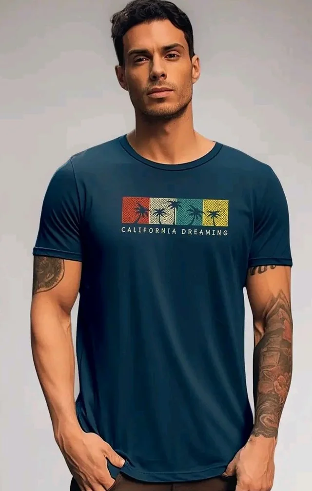ADRO Mens Printed T Shirt | The Super Soft Tshirt in India| Pure Cotton Lycra Breathable Fabric| 4 Way Stretch Smart tech Fabric| Round Neck T-Shirt (Also in Plus Size)
- M