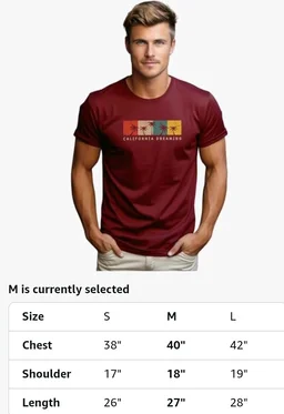 ADRO Mens Printed T Shirt | The Super Soft Tshirt in India| Pure Cotton Lycra Breathable Fabric| 4 Way Stretch Smart tech Fabric| Round Neck T-Shirt (Also in Plus Size)
- 3XL