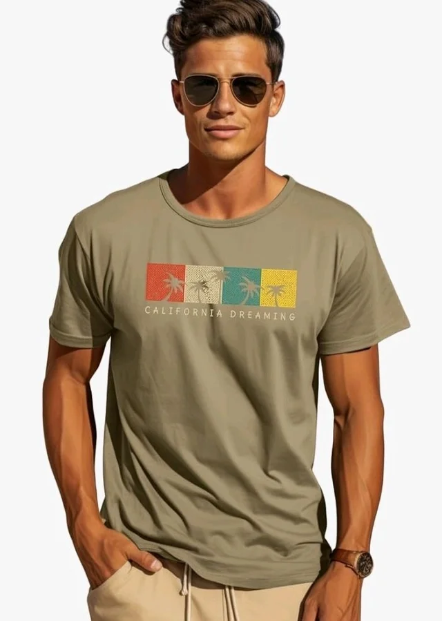 ADRO Mens Printed T Shirt | The Super Soft Tshirt in India| Pure Cotton Lycra Breathable Fabric| 4 Way Stretch Smart tech Fabric| Round Neck T-Shirt (Also in Plus Size) - XL