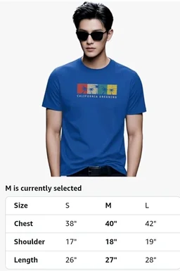 ADRO Mens Printed T Shirt | The Super Soft Tshirt in India| Pure Cotton Lycra Breathable Fabric| 4 Way Stretch Smart tech Fabric| Round Neck T-Shirt (Also in Plus Size)
- 2XL