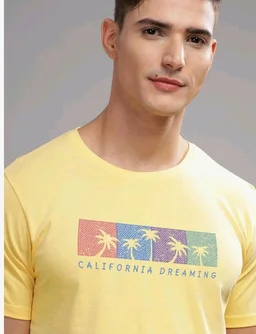 ADRO Mens Printed T Shirt | The Super Soft Tshirt in India| Pure Cotton Lycra Breathable Fabric| 4 Way Stretch Smart tech Fabric| Round Neck T-Shirt (Also in Plus Size)
- L