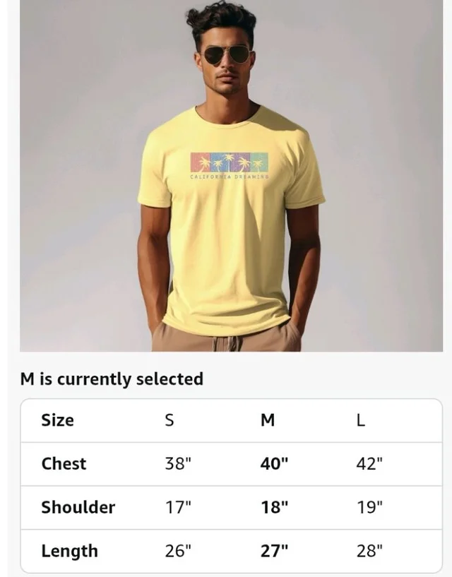 ADRO Mens Printed T Shirt | The Super Soft Tshirt in India| Pure Cotton Lycra Breathable Fabric| 4 Way Stretch Smart tech Fabric| Round Neck T-Shirt (Also in Plus Size)
- L