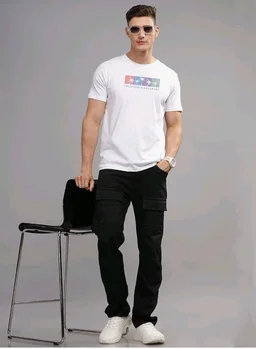 ADRO Mens Printed T Shirt | The Super Soft Tshirt in India| Pure Cotton Lycra Breathable Fabric| 4 Way Stretch Smart tech Fabric| Round Neck T-Shirt (Also in Plus Size)
- 3XL