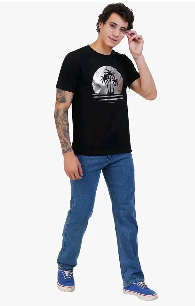 Men's Super Combed Cotton Round Neck Half Sleeve T-Shirt | Soft Breathable Cotton Fabric | Stylish Comfortable Wearfor Men | Quality Regular Fit
- 3XL